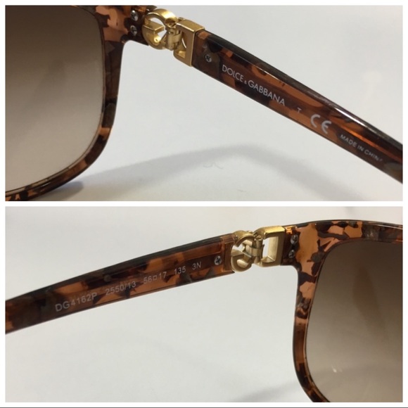 DOLCE & GABBANA Brown Tortoise Shell Sunglasses - Picture 8 of 8